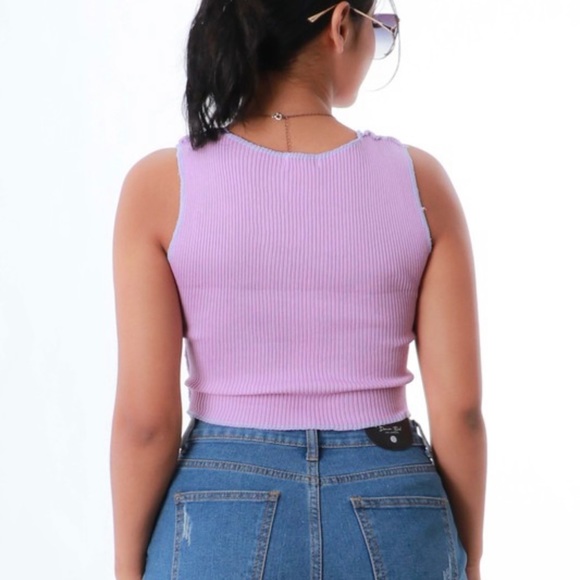NWT Lavender Peekaboo Top | Adjustable Fit - Picture 8 of 8